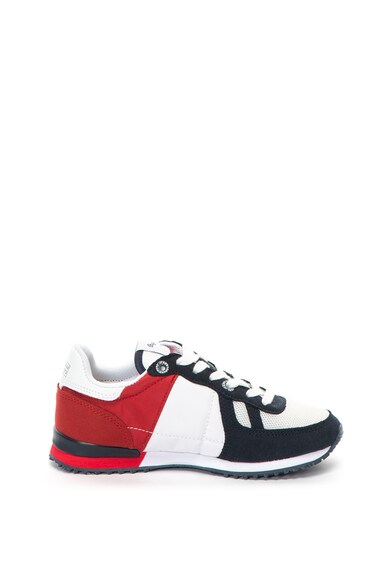 Pepe Jeans London Sydney colorblock sneakers cipő nyersbőr hatású részletekkel Fiú