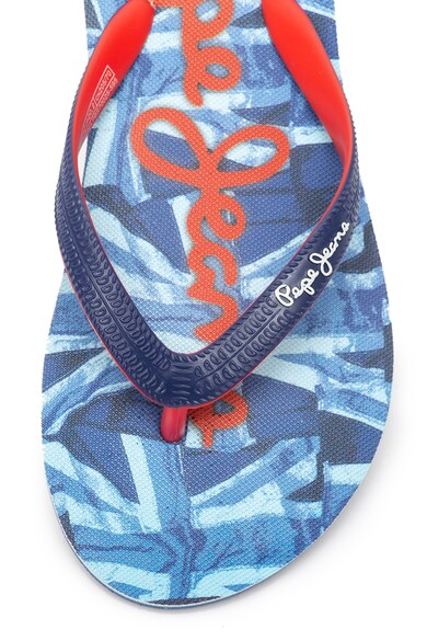 Pepe Jeans London Papuci flip-flop cu logo pe talpa interioara Baieti