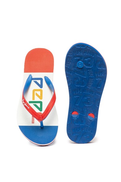 Pepe Jeans London Beach flip-flop papucs logóval Fiú