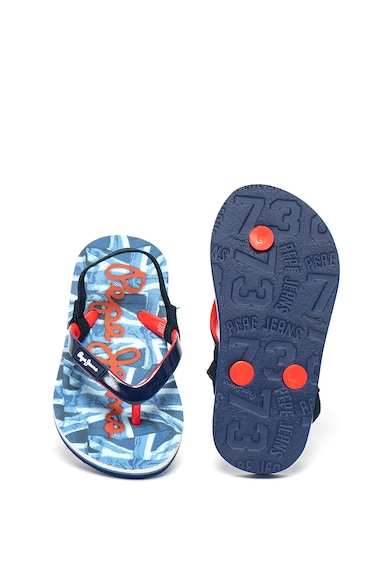 Pepe Jeans London Papuci flip-flop de cauciuc cu bareta pe partea din spate Fete