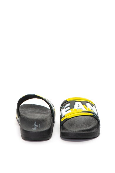 Pepe Jeans London Pantofi cu logo stantat Slide Baieti