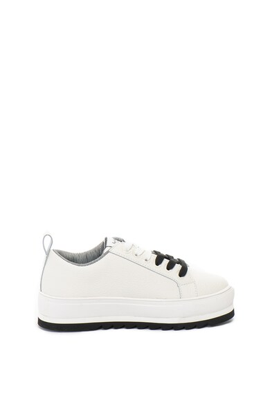 Pepe Jeans London Pantofi sport de piele. cu talpa flatform si tinte Otawa Femei