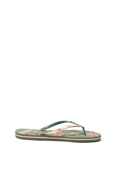 Pepe Jeans London Papuci flip-flop cu detalii stralucitoare Rake Femei