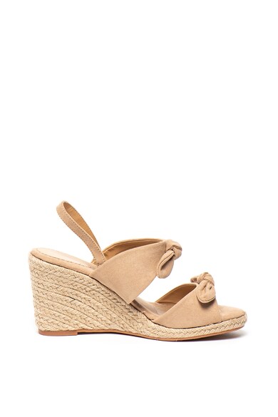 Pepe Jeans London Sandale wedge tip espadrile de piele intoarsa ecologica Femei