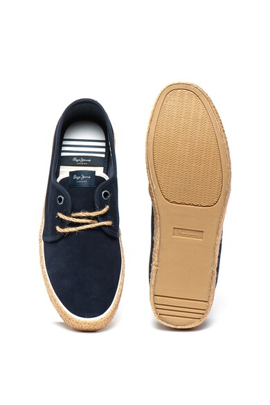 Pepe Jeans London Pantofi tip epadrile de piele intoarsa Sailor Barbati