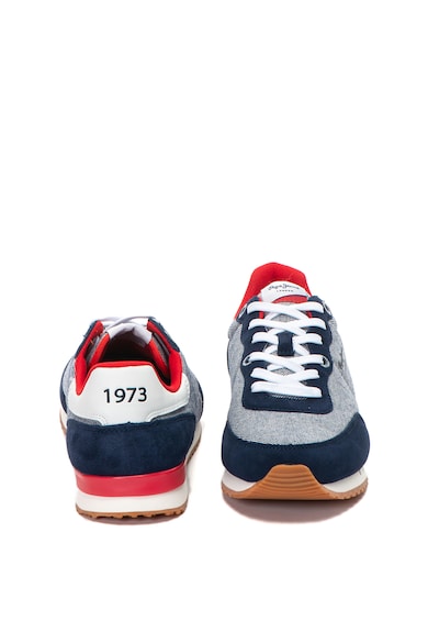 Pepe Jeans London Tinker sneakers cipő nyersbőr szegélyekkel férfi