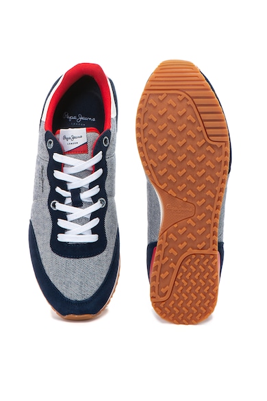 Pepe Jeans London Pantofi sport cu garnituri de piele intoarsa Tinker Barbati