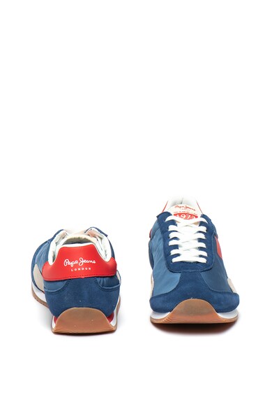 Pepe Jeans London Tahiti Retro sneaker nyersbőr szegélyekkel férfi