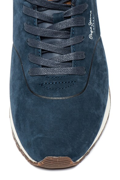 Pepe Jeans London Pantofi sport de piele nabuc Boston Barbati