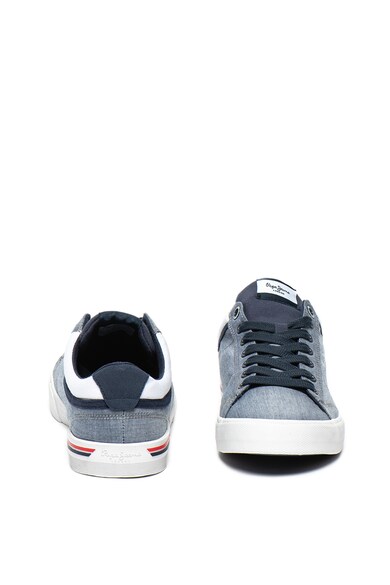 Pepe Jeans London North Court textil sneaker nyersbőr szegélyekkel férfi