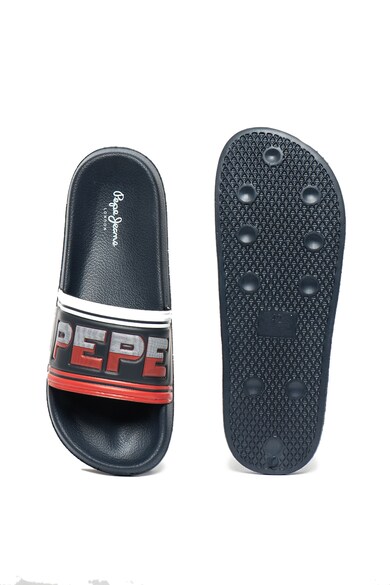 Pepe Jeans London Papuci cu logo in relief Slider Barbati