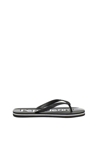 Pepe Jeans London Papuci flip flop cu logo stantat Durham Barbati