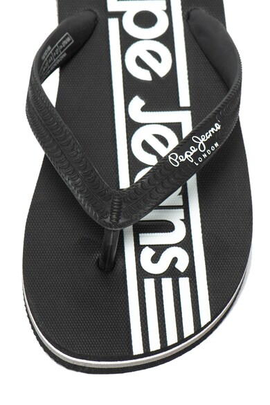 Pepe Jeans London Papuci flip flop cu logo stantat Durham Barbati