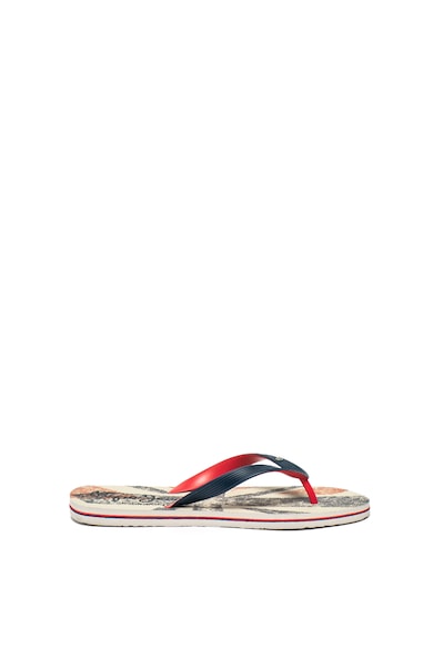 Pepe Jeans London Papuci flip flop cu model Hawi Ian Barbati