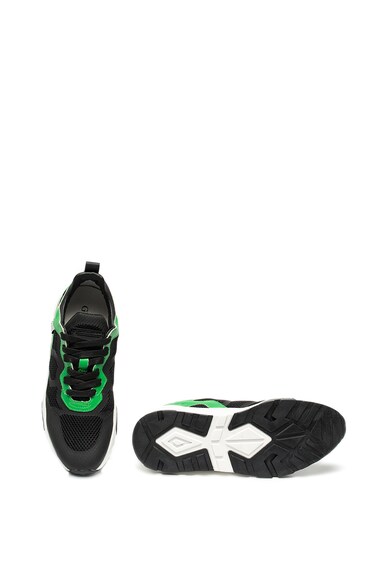 Guess Pantofi sport de plasa cu garnituri de piele ecologica Barbati