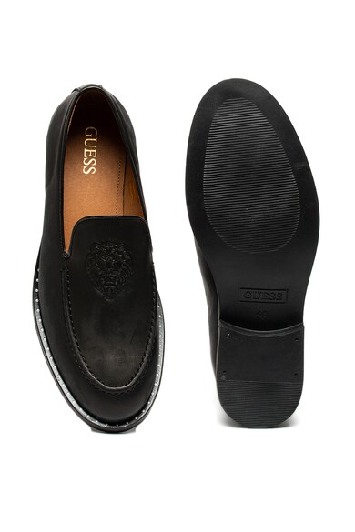 GUESS Pantofi loafer de piele cu detaliu in relief 2 Barbati