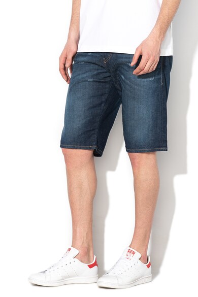 Diesel Thoshort slim fit bermuda farmernadrág mosott hatással férfi