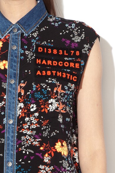 Diesel Rochie tip camasa cu imprimeu floral Elise Femei