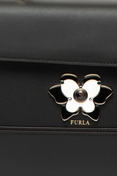 Furla Geanta crossbody de piele cu aplicatie frontala Mughetto Femei