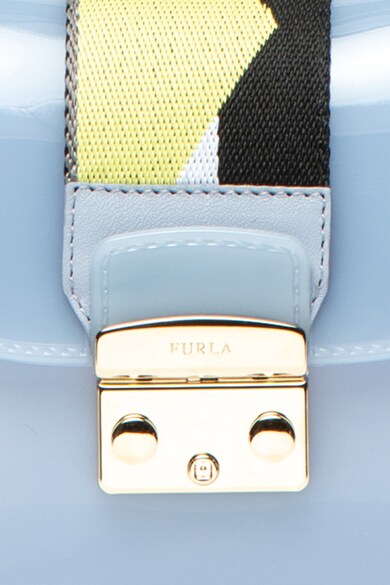 Furla Geanta crossbody din material cauciucat, cu garnituri colorblock Mini Femei