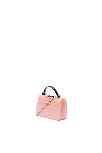 Furla Geanta crossbody din material cauciucat, cu garnituri colorblock Mini Femei