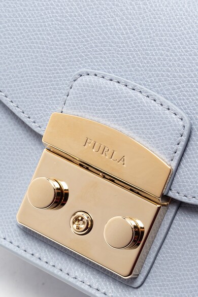 Furla Geanta crossbody mica, de piele, cu bareta din lant Metropolis Femei