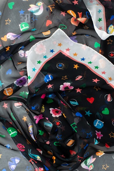 Furla Isola grafikai mintás selyemkendő női