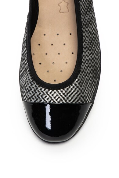 Caprice Balerini de piele cu model houndstooth Femei