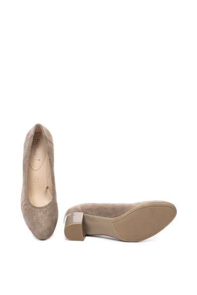 Caprice Nyersbőr cipő vastag sarokkal női