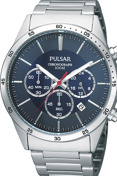 Pulsar Chrono karóra fémszíjjal férfi