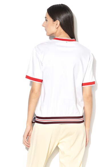 Sportmax Code Tricou din amestec de modal, cu garnituri contrastante Oblare Femei