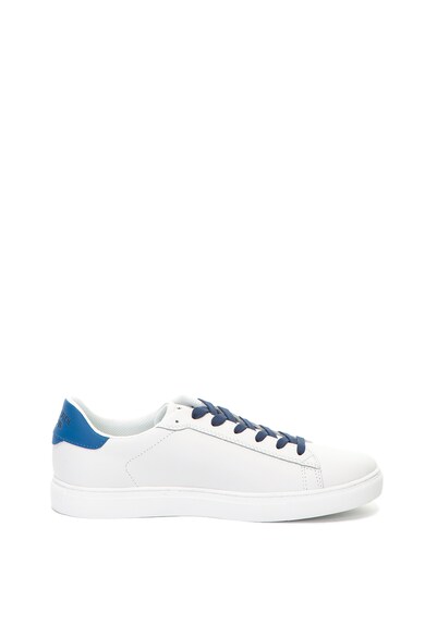 Trussardi Jeans Trussardi, Bőr sneakers cipő logós szegéllyel férfi