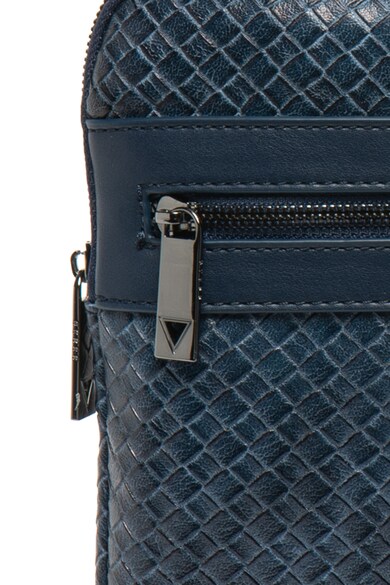 GUESS Geanta crossbody de piele ecologica cu aspect matlasat Barbati