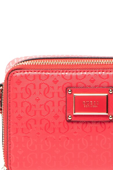 GUESS Geanta crossbody mini, cu monograma Shannon Femei