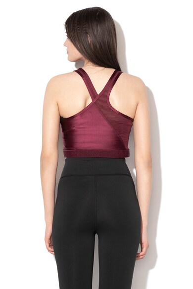 Nike Top tight fit cu segmente transparente, pentru alergare Femei