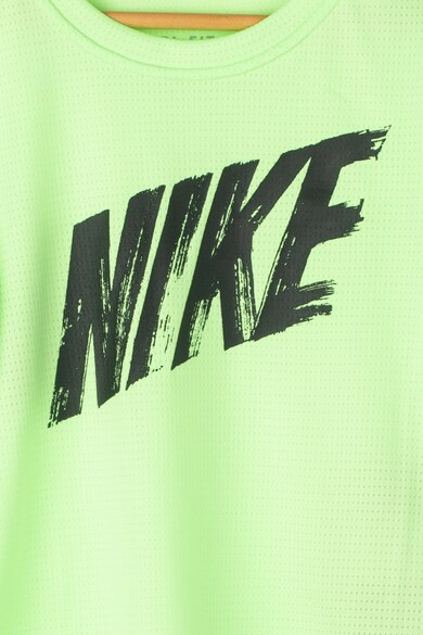 Nike Tricou cu imprimeu logo si Dri-Fit, pentru fitness Baieti