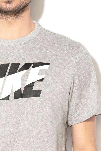 Nike Tricou cu imprimeu logo pentru antrenament Dri Fit Barbati