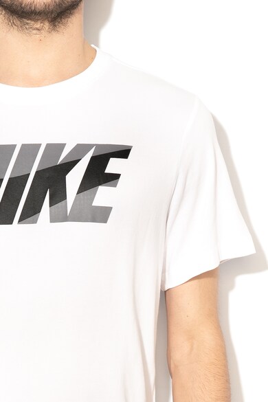 Nike Tricou cu imprimeu logo pentru antrenament Dri Fit Barbati