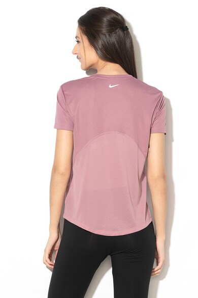 Nike Tricou cu segment de plasa pe partea din spate si Dri-Fit, pentru alergare Femei