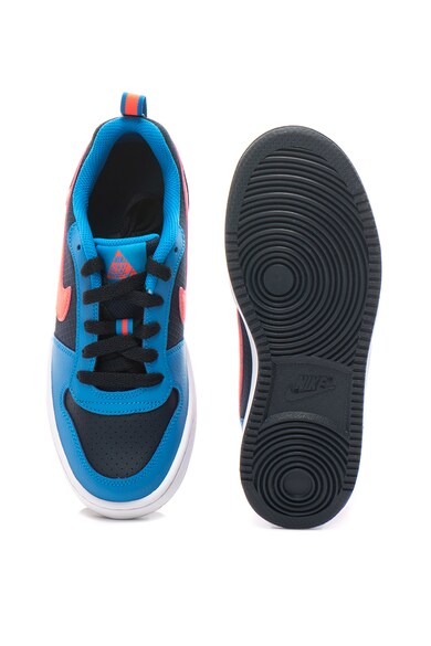 Nike Pantofi sport de piele Court Borough Baieti