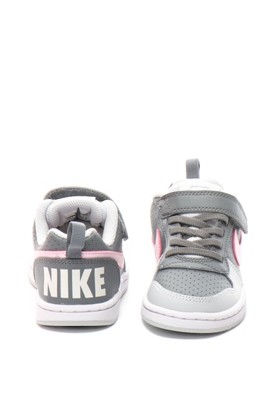 Nike Pantofi sport de piele si piele ecologica Court Borough Fete
