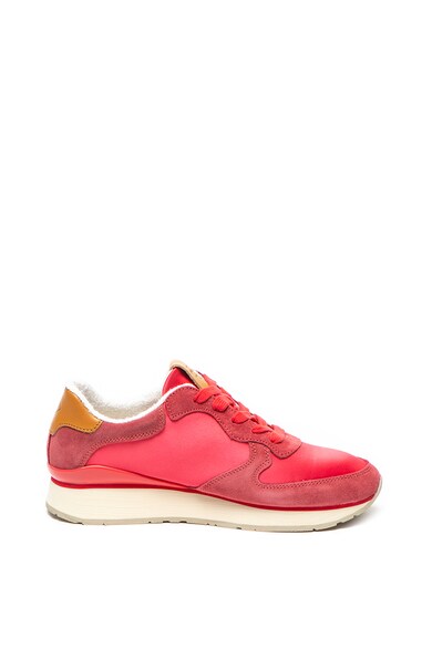 Gant Pantofi sport flatform de piele intoarsa si satin Linda Femei