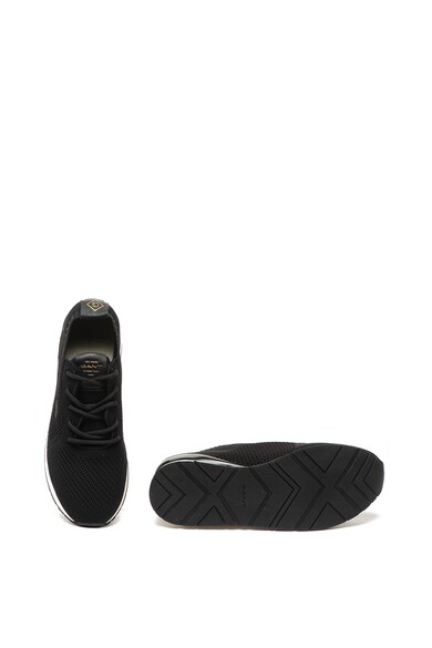 Gant Pantofi sport slip-on din material textil, cu insertii de piele Linda Femei