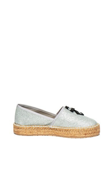 Love Moschino Espadrile cu aspect stralucitor Femei