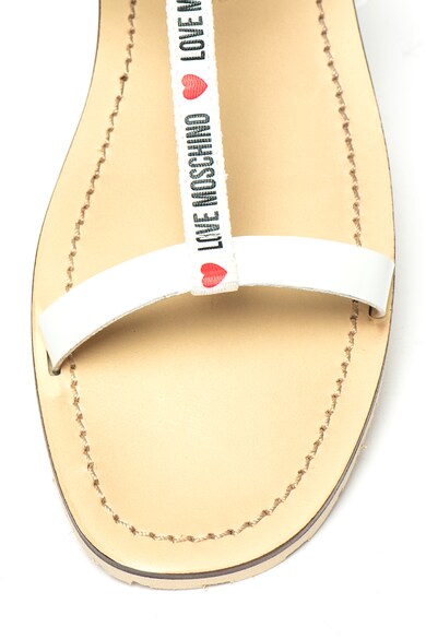 Love Moschino Sandale cu barete multiple si detaliu logo Femei