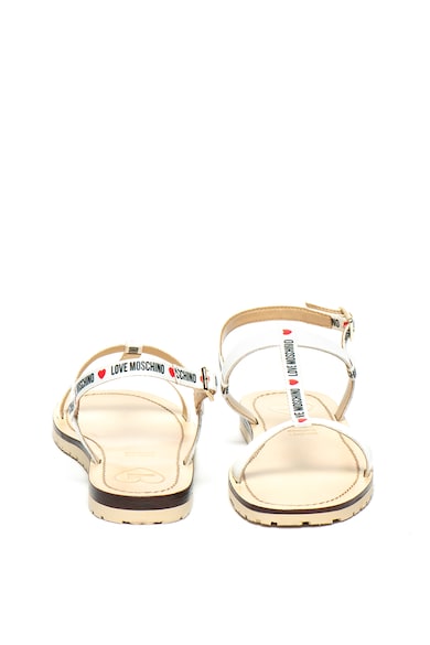 Love Moschino Sandale cu barete multiple si detaliu logo Femei