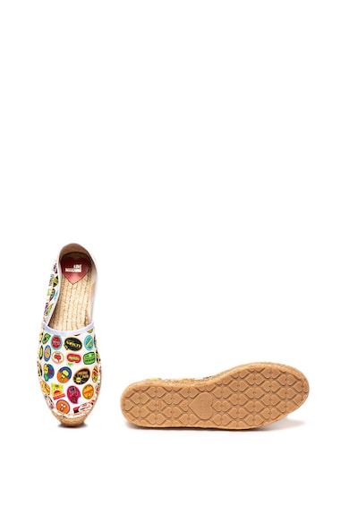 Love Moschino Espadrile din material textil cu imprimeu grafic Femei