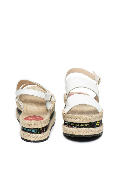 Love Moschino Sandale flatform de piele Femei