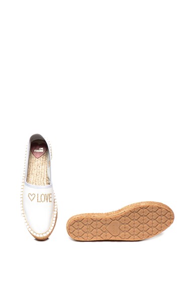 Love Moschino Espadrile slip-on de piele Femei