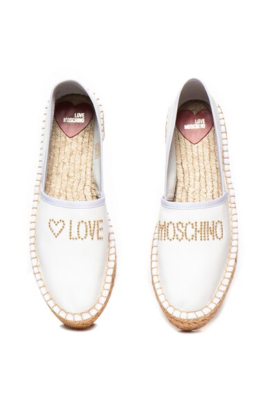 Love Moschino Bőr bebújós espadrille cipő női